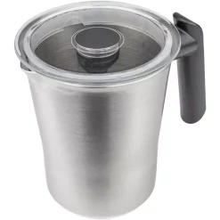 Coffee Makers Brentwood Appliances 15 Oz. Silver Cordless Electric Milk Frother With Warmer And Hot Chocolate Maker 14 Coffee Makers Brentwood Appliances 15 Oz. Silver Cordless Electric Milk Frother With Warmer And Hot Chocolate Maker -Dessert Makers Popular Store silver brentwood appliances milk frothers ga 401s 4f 1000