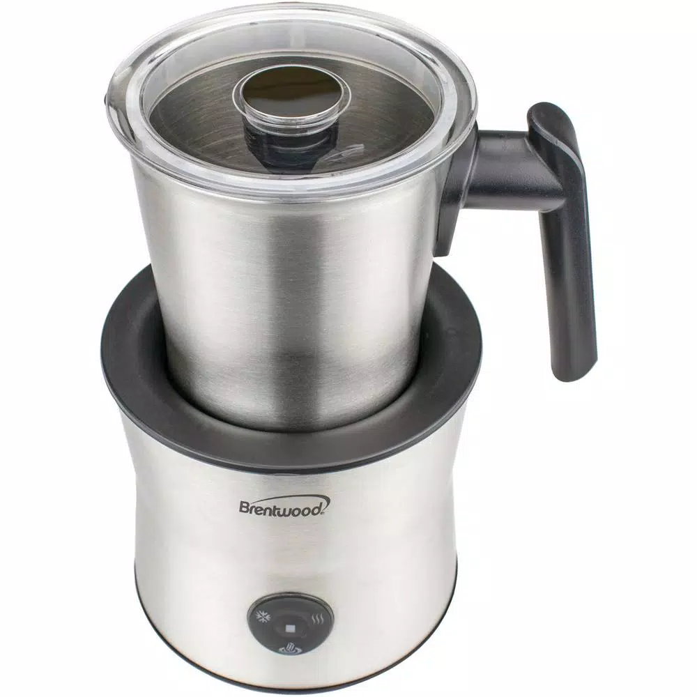 Coffee Makers Brentwood Appliances 15 Oz. Silver Cordless Electric Milk Frother With Warmer And Hot Chocolate Maker 5 Coffee Makers Brentwood Appliances 15 Oz. Silver Cordless Electric Milk Frother With Warmer And Hot Chocolate Maker - Image 3