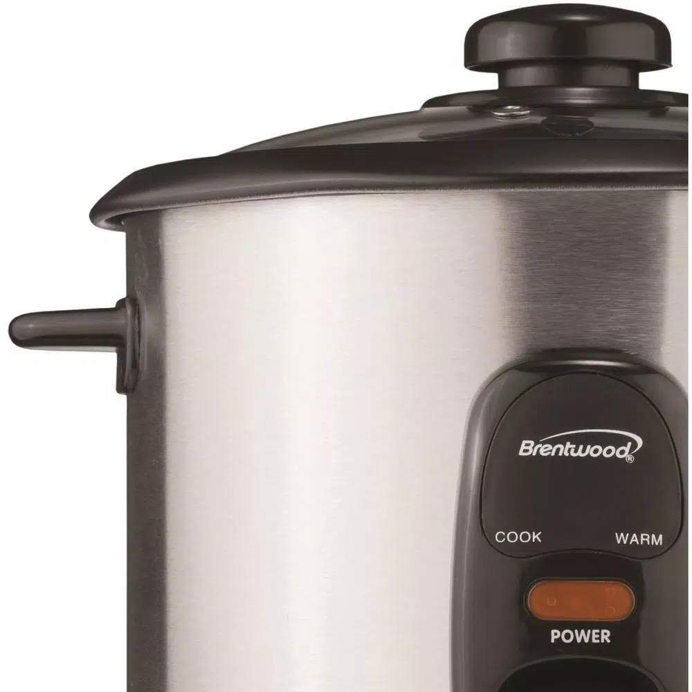 Cookers Brentwood Appliances 5-Cup Silver Rice Cooker 4 Cookers Brentwood Appliances 5-Cup Silver Rice Cooker - Image 2