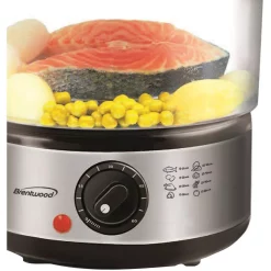 Cookers Brentwood Appliances 20-Cup Silver 2-Tier Food Steamer 15 Cookers Brentwood Appliances 20-Cup Silver 2-Tier Food Steamer -Dessert Makers Popular Store silver brentwood appliances rice cookers ts 1005 fa 1000