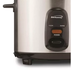Cookers Brentwood 10-Cup Silver Rice Cooker -Dessert Makers Popular Store silver brentwood rice cookers ts 20 44 1000
