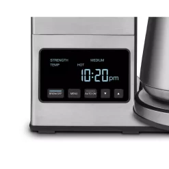 Coffee Makers Cuisinart PurePrecision 8-Cup Programmable Silver Drip Coffee Maker -Dessert Makers Popular Store silver cuisinart drip coffee makers cpo 850 1f 1000