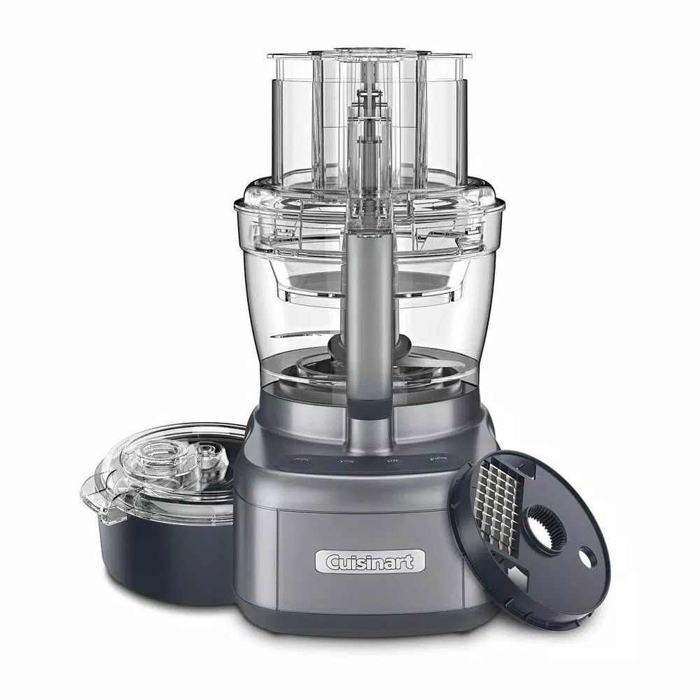 Food Processing Cuisinart Elemental 13-Cup 3-Speed Gray Food Processor And Dicing Kit 4 Food Processing Cuisinart Elemental 13-Cup 3-Speed Gray Food Processor And Dicing Kit - Image 2