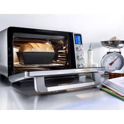Toasters DeLonghi Livenza 2000 W 2-Slice Stainless Steel Convection Toaster Oven With Broiler -Dessert Makers Popular Store silver delonghi toaster ovens eo241250m 31 1000