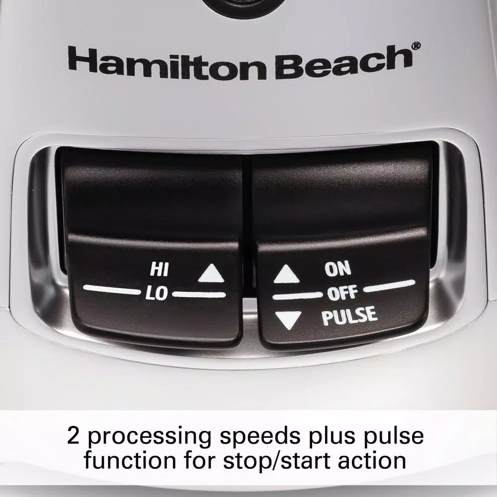 Food Processing Hamilton Beach Stack & Snap 8-Cup 3-Speed Silver Food Processor With Built-in Bowl Scraper 5 Food Processing Hamilton Beach Stack & Snap 8-Cup 3-Speed Silver Food Processor With Built-in Bowl Scraper - Image 3