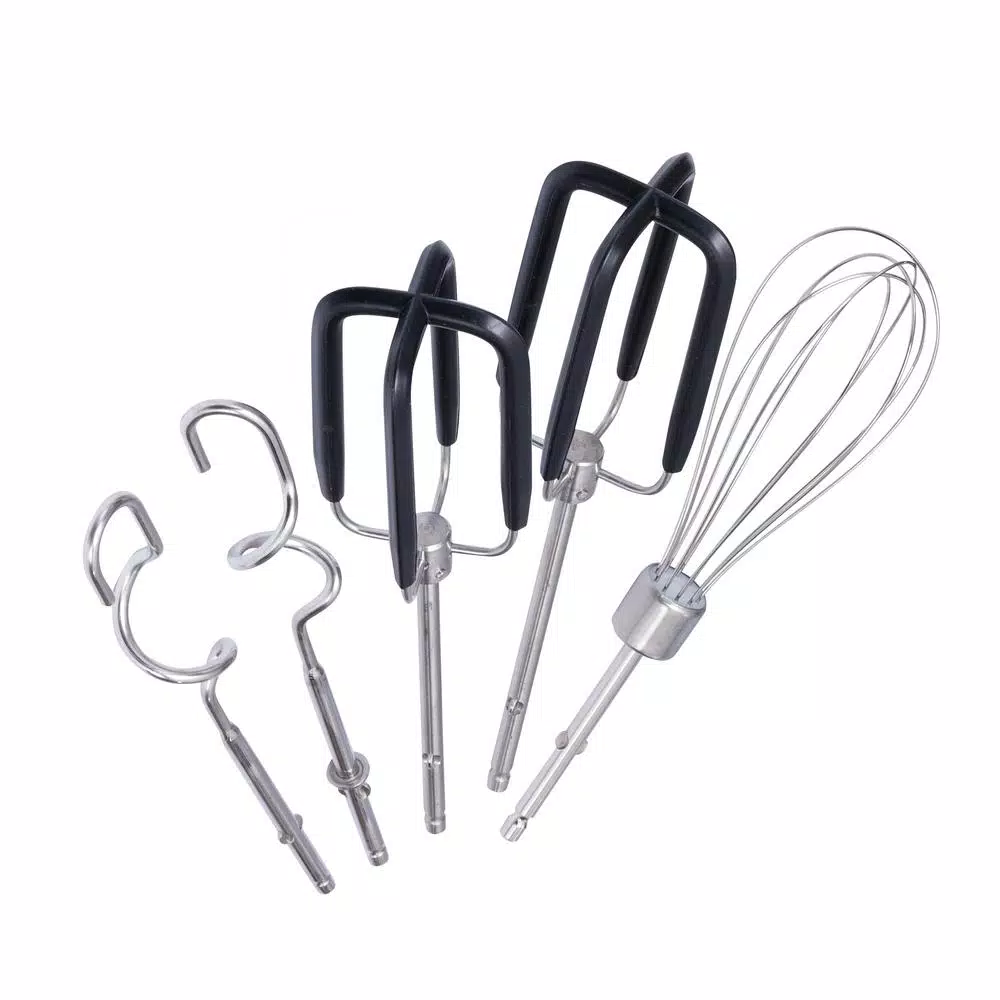 Mixers Hamilton Beach 7-Speed Electric Hand Mixer, Silver And Chrome, With SoftScrape Beaters, Whisk, Dough Hooks And Snap-On Storage Case 5 Mixers Hamilton Beach 7-Speed Electric Hand Mixer, Silver And Chrome, With SoftScrape Beaters, Whisk, Dough Hooks And Snap-On Storage Case - Image 3