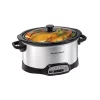 Cookers Hamilton Beach 6 Qt. Programmable Silver Slow Cooker With Temperature Settings 2 Cookers Hamilton Beach 6 Qt. Programmable Silver Slow Cooker With Temperature Settings -Dessert Makers Popular Store silver hamilton beach slow cookers 33463 64 1000
