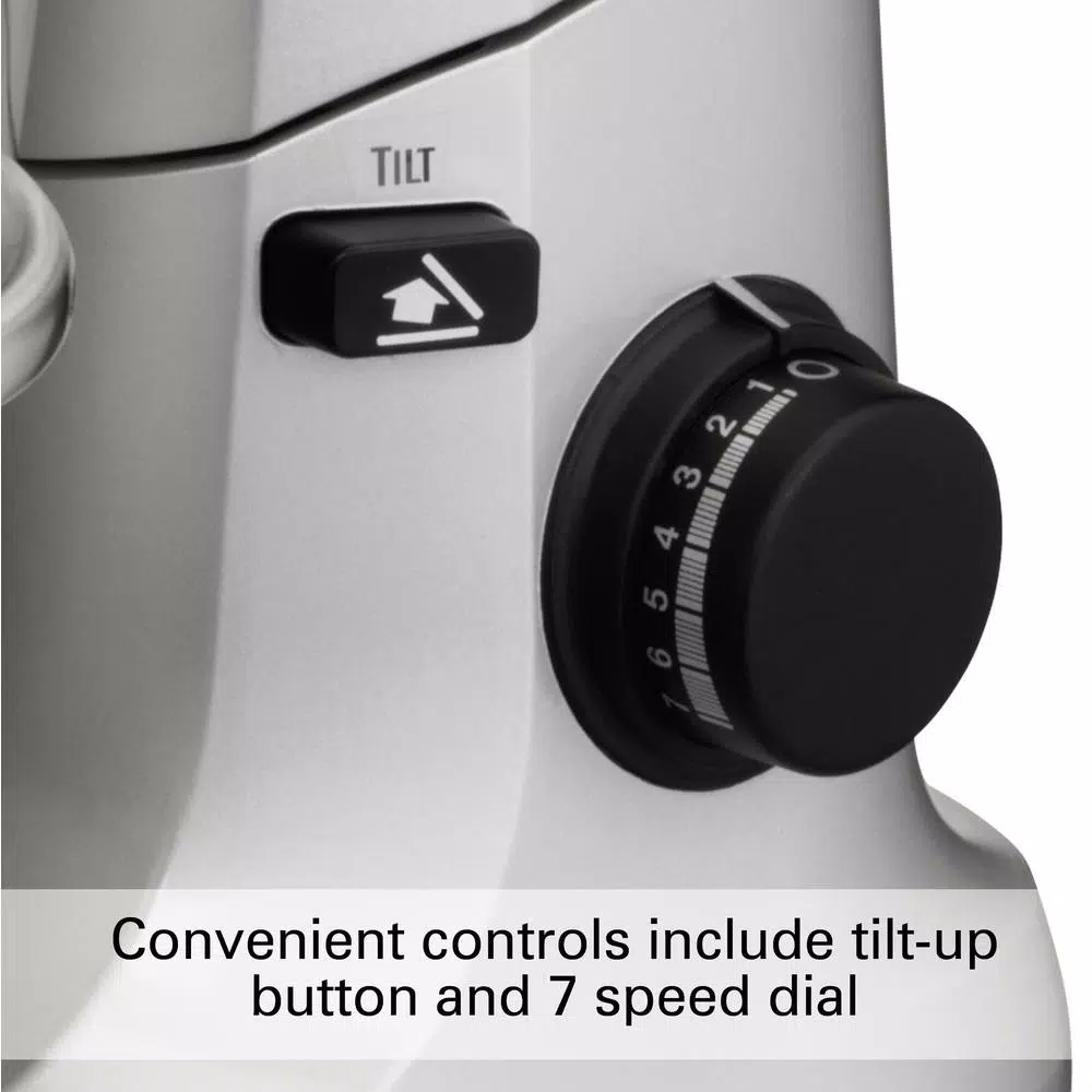 Mixers Hamilton Beach 4 Qt. 7-Speed Stainless Steel Stand Mixer With Flat Beater, Dough Hook And Whisk 5 Mixers Hamilton Beach 4 Qt. 7-Speed Stainless Steel Stand Mixer With Flat Beater, Dough Hook And Whisk - Image 3