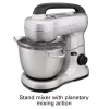 Mixers Hamilton Beach 4 Qt. 7-Speed Stainless Steel Stand Mixer With Flat Beater, Dough Hook And Whisk -Dessert Makers Popular Store silver hamilton beach stand mixers 63392 64 1000