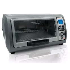 Toasters Hamilton Beach 1400-Watt 6-Slice Silver Toaster Oven