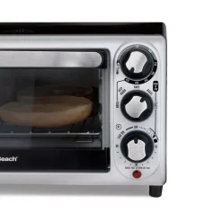 Toasters Hamilton Beach 1100 W 4-Slice Stainless Steel And Black Toaster Oven 10 Toasters Hamilton Beach 1100 W 4-Slice Stainless Steel And Black Toaster Oven -Dessert Makers Popular Store silver hamilton beach toaster ovens 31142 1f 1000