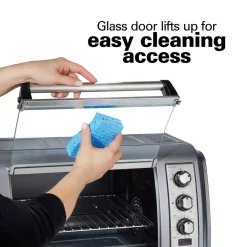 Toasters Hamilton Beach Easy Reach 1500-Watts 6-Slice Grey Toaster Oven With Roll-Top Door 13 Toasters Hamilton Beach Easy Reach 1500-Watts 6-Slice Grey Toaster Oven With Roll-Top Door -Dessert Makers Popular Store silver hamilton beach toaster ovens 31434 4f 1000