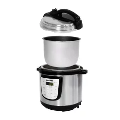 Cookers KALORIK 6 Qt. Stainless Steel Digital Electric Pressure Cooker 14 Cookers KALORIK 6 Qt. Stainless Steel Digital Electric Pressure Cooker -Dessert Makers Popular Store silver kalorik multi cookers epck 47464 ss 4f 1000
