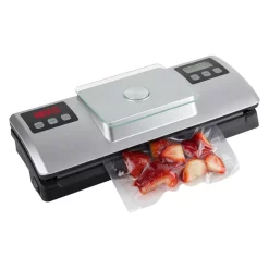Food Processing Nesco Silver Food Vacuum Sealer With Bag Cutter 9 Food Processing Nesco Silver Food Vacuum Sealer With Bag Cutter -Dessert Makers Popular Store silver nesco food vacuum sealers vss 01 1f 1000