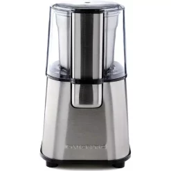 Coffee Makers Ovente 2.1 Oz. Silver Multi-Purpose Electric Coffee Grinder Lid-Activated Switch
