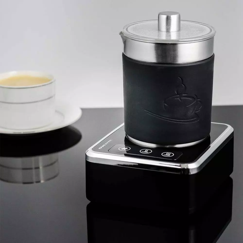 Coffee Makers Ovente 7 Oz. Stainless Steel Silver Coffee And Milk Frother With Induction Base 10 Coffee Makers Ovente 7 Oz. Stainless Steel Silver Coffee And Milk Frother With Induction Base - Image 8