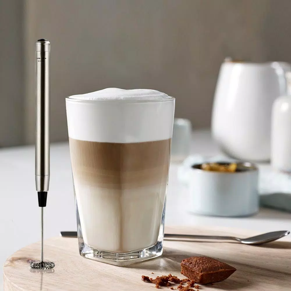 Coffee Makers Ovente Electric Stainless Steel Milk Frother Coffee, Hand Held, Silver (FRS1010S) 10 Coffee Makers Ovente Electric Stainless Steel Milk Frother Coffee, Hand Held, Silver (FRS1010S) - Image 8