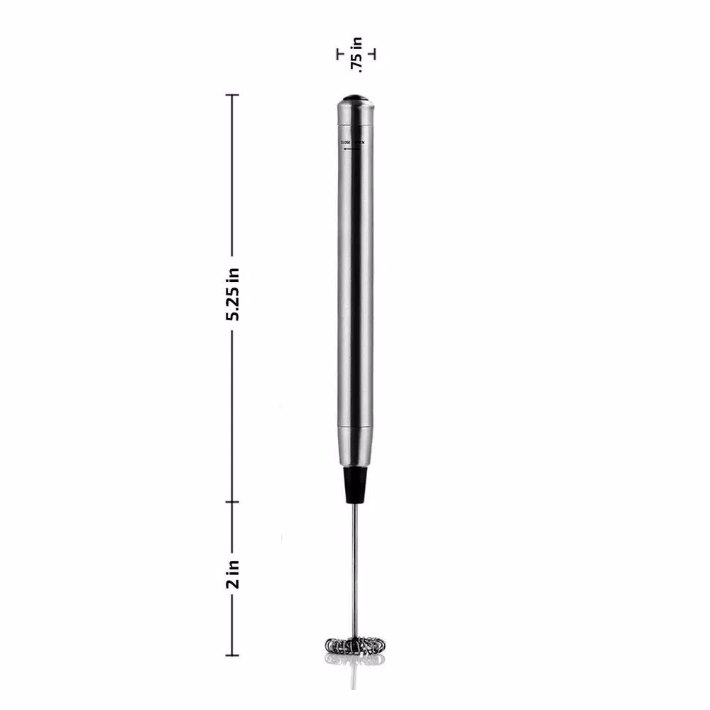 Coffee Makers Ovente Electric Stainless Steel Milk Frother Coffee, Hand Held, Silver (FRS1010S) 7 Coffee Makers Ovente Electric Stainless Steel Milk Frother Coffee, Hand Held, Silver (FRS1010S) - Image 5