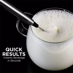 Coffee Makers Ovente Electric Stainless Steel Milk Frother Coffee, Hand Held, Silver (FRS1010S) 16 Coffee Makers Ovente Electric Stainless Steel Milk Frother Coffee, Hand Held, Silver (FRS1010S) -Dessert Makers Popular Store silver ovente milk frothers frs1010s 76 1000