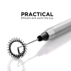 Coffee Makers Ovente Electric Stainless Steel Milk Frother Coffee, Hand Held, Silver (FRS1010S) 11 Coffee Makers Ovente Electric Stainless Steel Milk Frother Coffee, Hand Held, Silver (FRS1010S) -Dessert Makers Popular Store silver ovente milk frothers frs1010s c3 1000