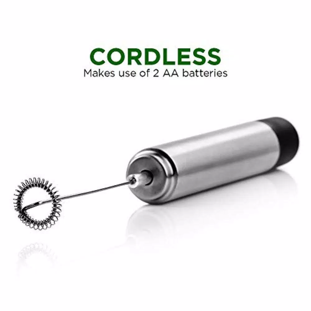 Coffee Makers Ovente Stainless Steel Milk Frother, Coffee Mixer Wand, Silver (FRS1020B) 6 Coffee Makers Ovente Stainless Steel Milk Frother, Coffee Mixer Wand, Silver (FRS1020B) - Image 4