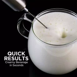 Coffee Makers Ovente Stainless Steel Milk Frother, Coffee Mixer Wand, Silver (FRS1020B) 15 Coffee Makers Ovente Stainless Steel Milk Frother, Coffee Mixer Wand, Silver (FRS1020B) -Dessert Makers Popular Store silver ovente milk frothers frs1020b 31 1000