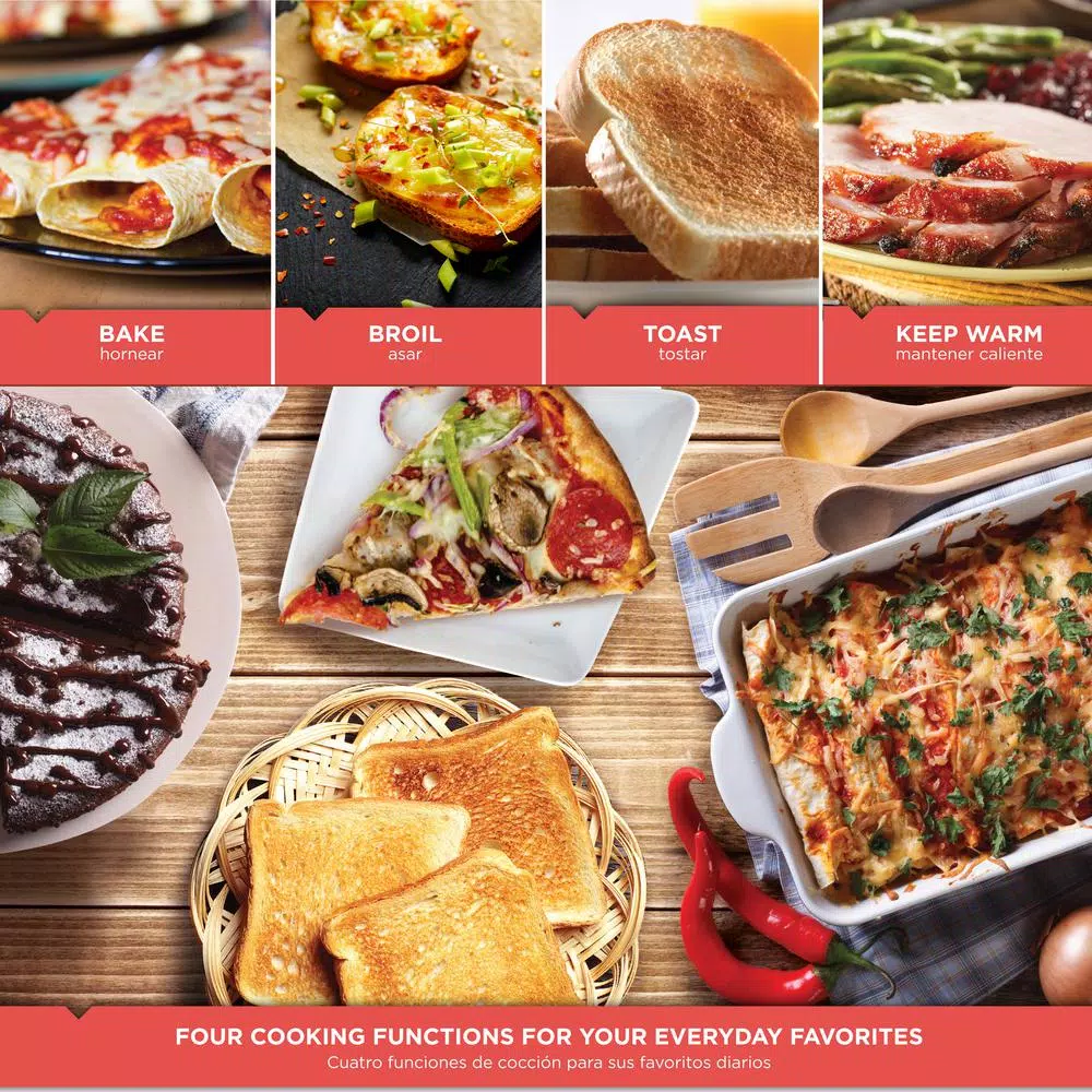 Toasters BLACK+DECKER 1500 W 6-Slice Stainless Steel Toaster Oven With Built-In Timer 9 Toasters BLACK+DECKER 1500 W 6-Slice Stainless Steel Toaster Oven With Built-In Timer - Image 7