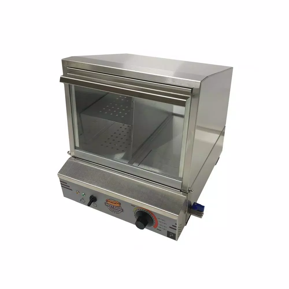 Cookers Paragon Pro Series Stainless Steel Hot Dog Steamer 3 Cookers Paragon Pro Series Stainless Steel Hot Dog Steamer