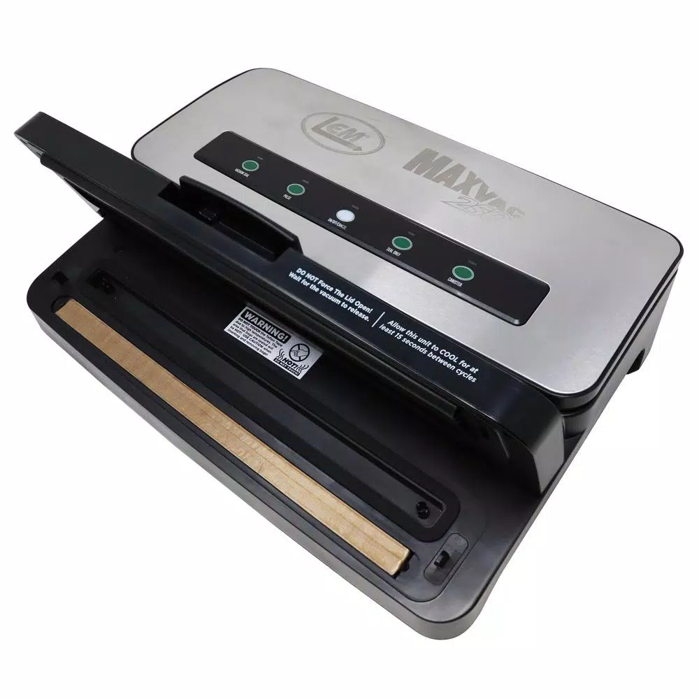 Food Processing LEM Stainless Steel Vacuum Sealer With Bag Cutter And Holder 4 Food Processing LEM Stainless Steel Vacuum Sealer With Bag Cutter And Holder - Image 2