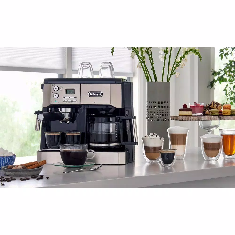 Coffee Makers DeLonghi All-In-One 10-Cup Stainless Steel Espresso Machine And Drip Coffee Maker 11 Coffee Makers DeLonghi All-In-One 10-Cup Stainless Steel Espresso Machine And Drip Coffee Maker - Image 9