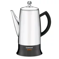 Coffee Makers Cuisinart 12-Cup Black Stainless Steel Percolator