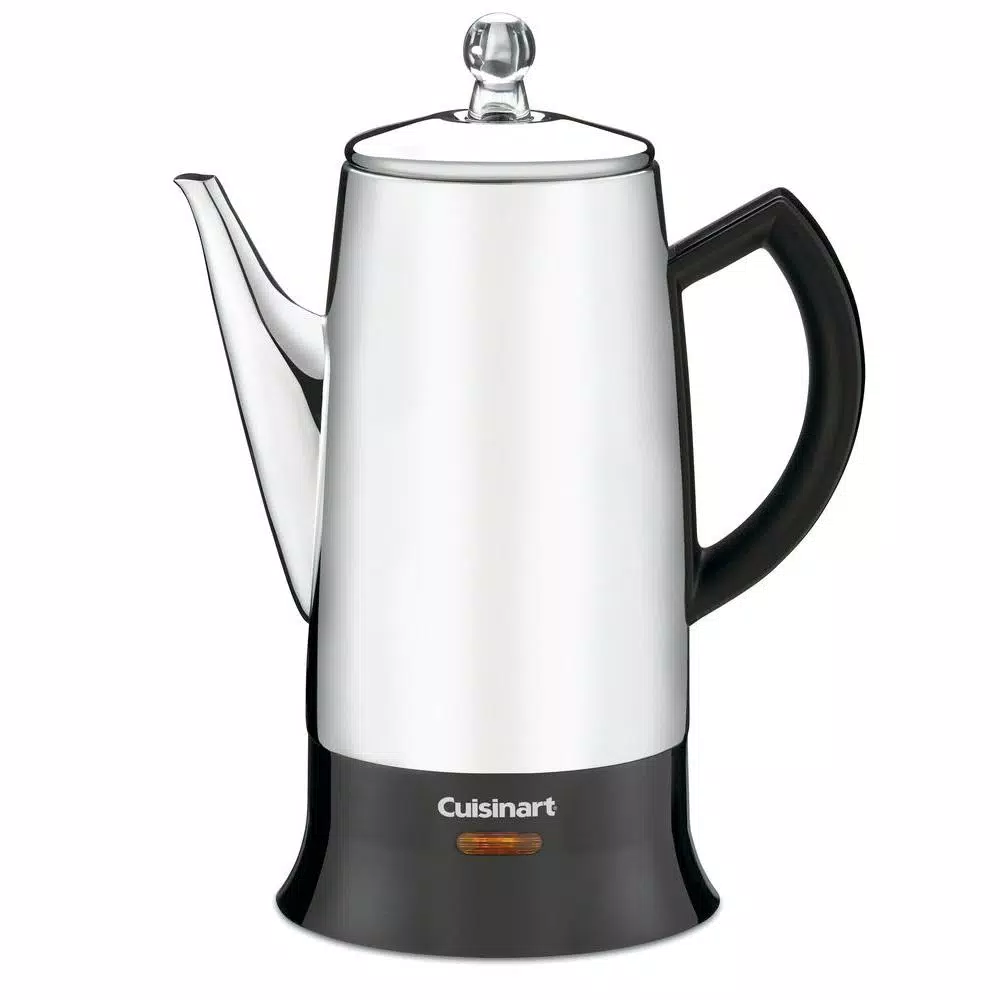 Coffee Makers Cuisinart 12-Cup Black Stainless Steel Percolator 3 Coffee Makers Cuisinart 12-Cup Black Stainless Steel Percolator