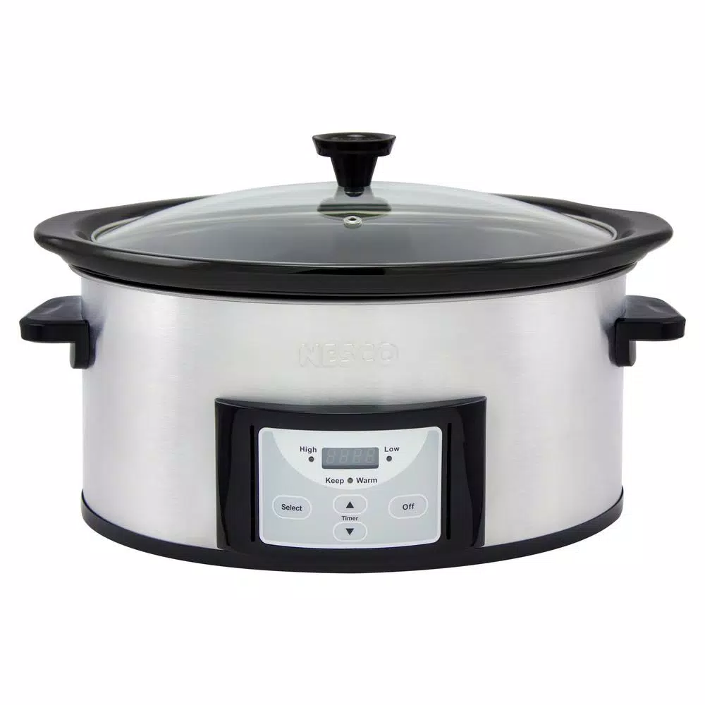Cookers Nesco Pick-a-Pot 6 Qt. Stainless Steel Digital Slow Cooker 3 Cookers Nesco Pick-a-Pot 6 Qt. Stainless Steel Digital Slow Cooker