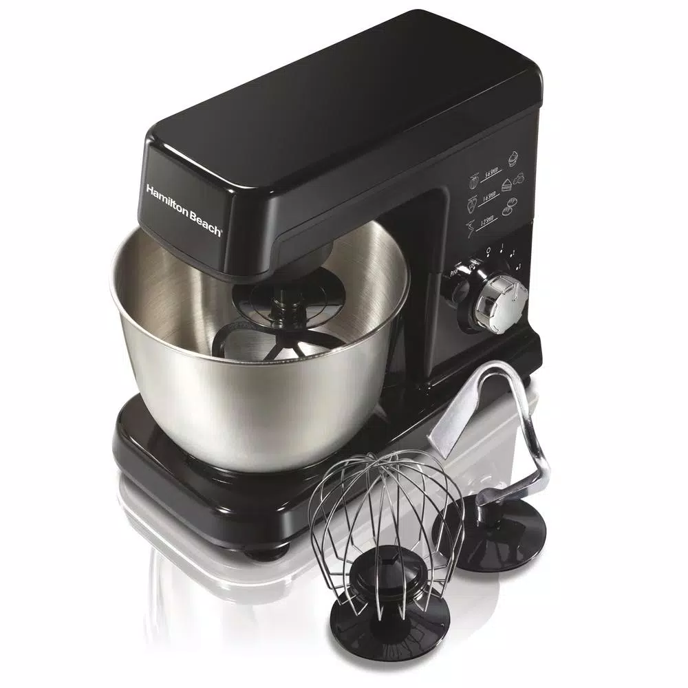 Mixers Hamilton Beach 3.5-Quart Black 6-Speed Stand Mixer 10 Mixers Hamilton Beach 3.5-Quart Black 6-Speed Stand Mixer - Image 8