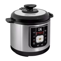 Cookers KALORIK Perfect Sear 6.25 Qt. Black Stainless Steel Electric Pressure Cooker