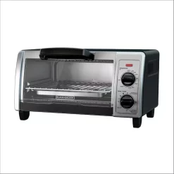 Toasters BLACK+DECKER 1150 W 4-Slice Black Stainless Steel Toaster Oven With Temperature Control