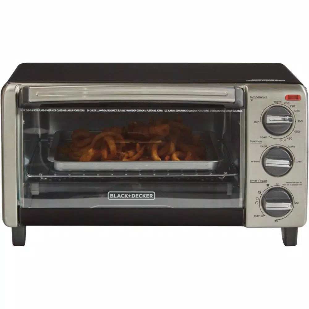 Toasters BLACK+DECKER 1150 W 4-Slice Black Stainless Steel Toaster Oven With Temperature Control 10 Toasters BLACK+DECKER 1150 W 4-Slice Black Stainless Steel Toaster Oven With Temperature Control - Image 8
