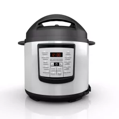 Cookers BLACK+DECKER 6 Qt. Stainless Steel Electric Pressure Cooker With Non-Stick Metal Insert
