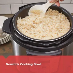 Cookers BLACK+DECKER 6 Qt. Stainless Steel Electric Pressure Cooker With Non-Stick Metal Insert 16 Cookers BLACK+DECKER 6 Qt. Stainless Steel Electric Pressure Cooker With Non-Stick Metal Insert -Dessert Makers Popular Store stainless steel black decker electric pressure cookers pr100 fa 1000