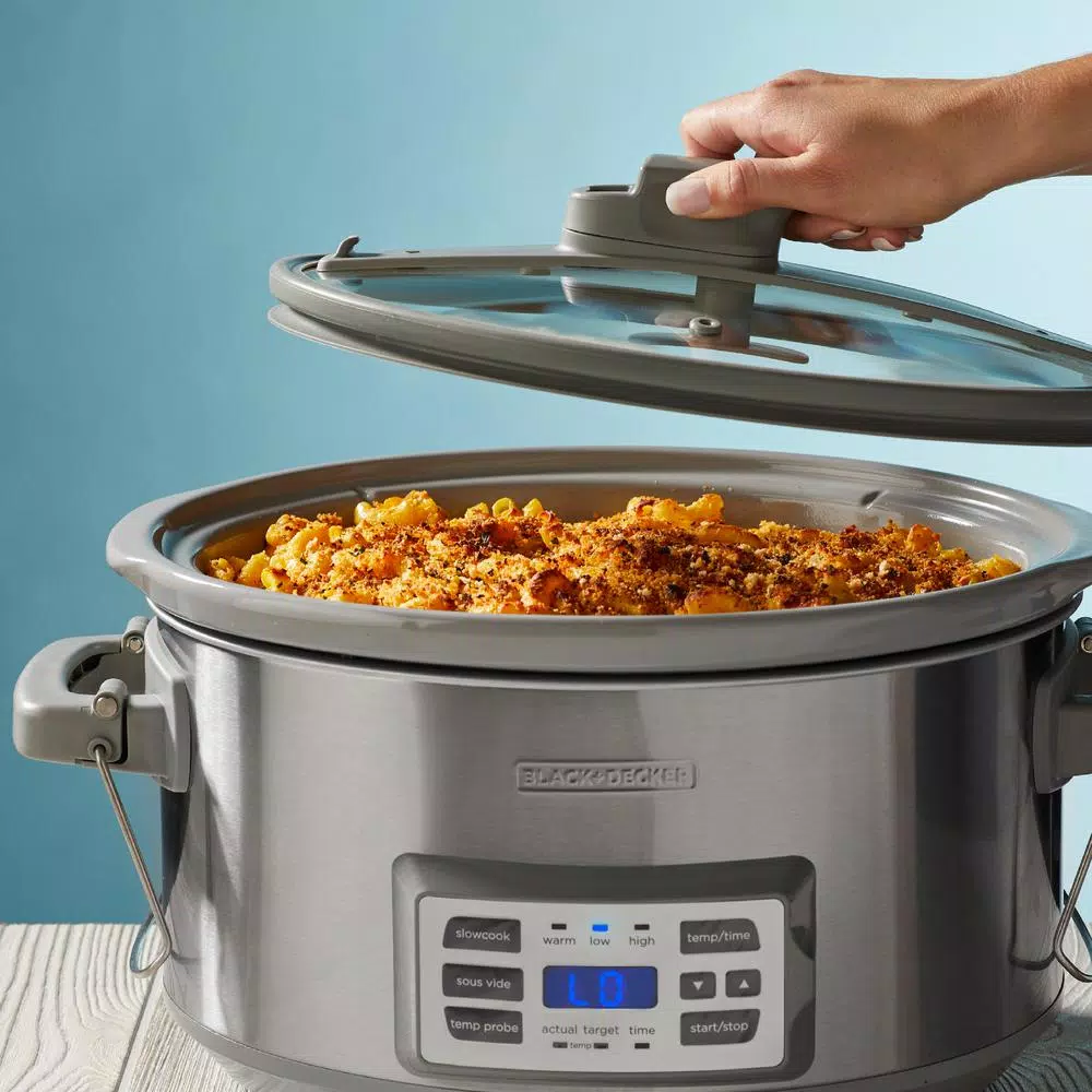 Cookers BLACK+DECKER 7 Qt. Stainless Steel Electric Slow Cooker With Temperature Probe And Precision Sous-Vide 10 Cookers BLACK+DECKER 7 Qt. Stainless Steel Electric Slow Cooker With Temperature Probe And Precision Sous-Vide - Image 8