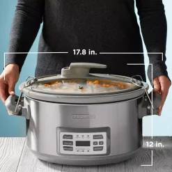 Cookers BLACK+DECKER 7 Qt. Stainless Steel Electric Slow Cooker With Temperature Probe And Precision Sous-Vide 16 Cookers BLACK+DECKER 7 Qt. Stainless Steel Electric Slow Cooker With Temperature Probe And Precision Sous-Vide -Dessert Makers Popular Store stainless steel black decker multi cookers scd7007ssd 76 1000