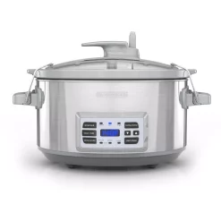 Cookers BLACK+DECKER 7 Qt. Stainless Steel Electric Slow Cooker With Temperature Probe And Precision Sous-Vide 15 Cookers BLACK+DECKER 7 Qt. Stainless Steel Electric Slow Cooker With Temperature Probe And Precision Sous-Vide -Dessert Makers Popular Store stainless steel black decker multi cookers scd7007ssd fa 1000