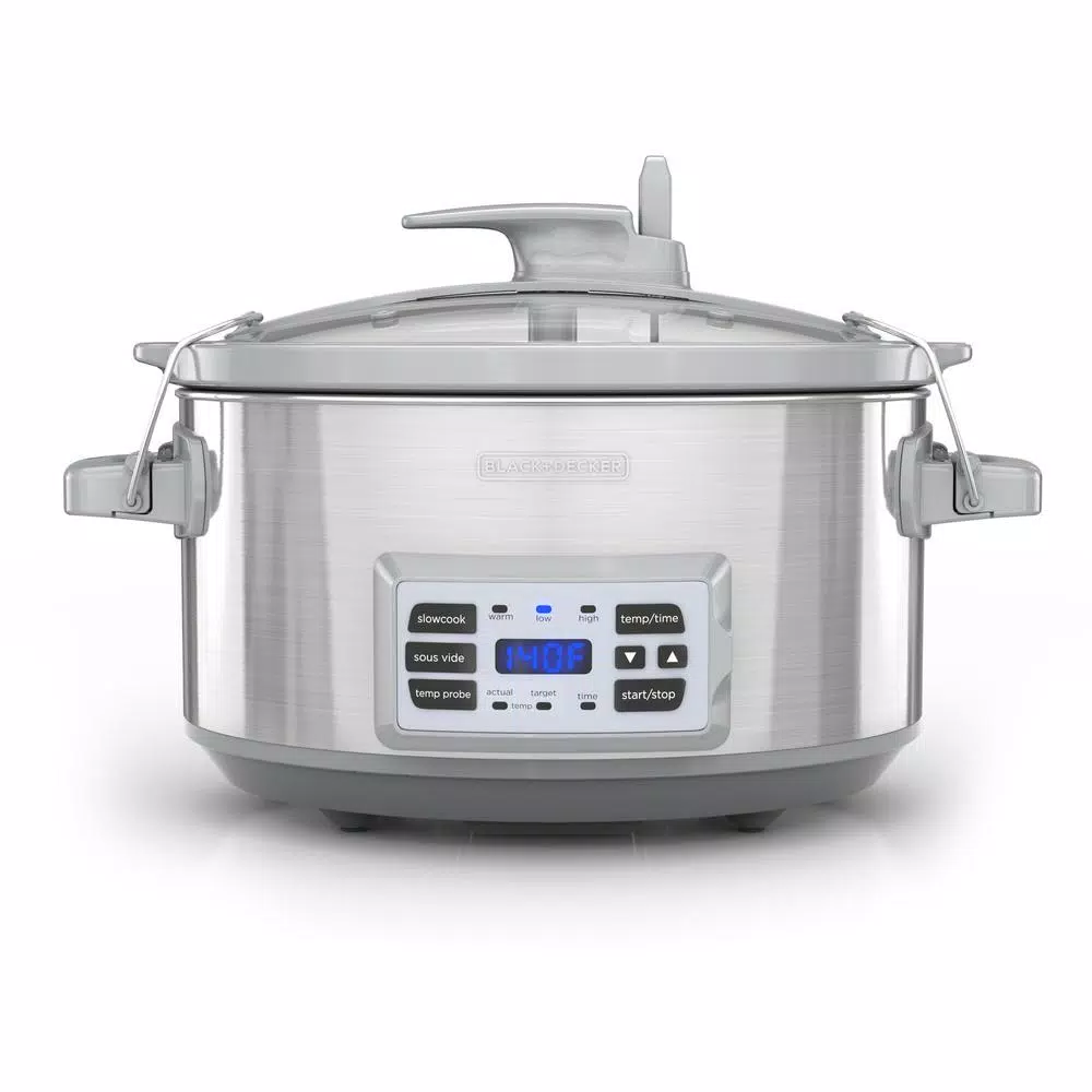 Cookers BLACK+DECKER 7 Qt. Stainless Steel Electric Slow Cooker With Temperature Probe And Precision Sous-Vide 8 Cookers BLACK+DECKER 7 Qt. Stainless Steel Electric Slow Cooker With Temperature Probe And Precision Sous-Vide - Image 6