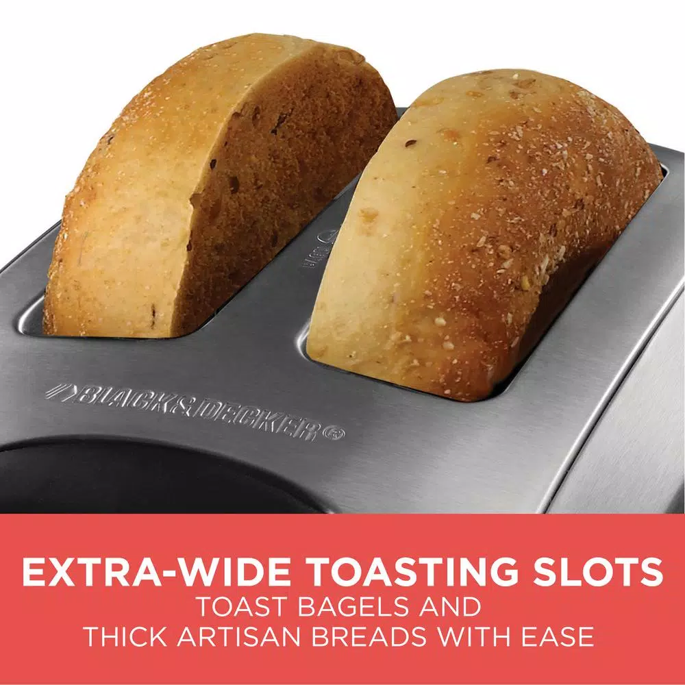 Toasters BLACK+DECKER 2-Slice Stainless Steel Toaster 7 Toasters BLACK+DECKER 2-Slice Stainless Steel Toaster - Image 5