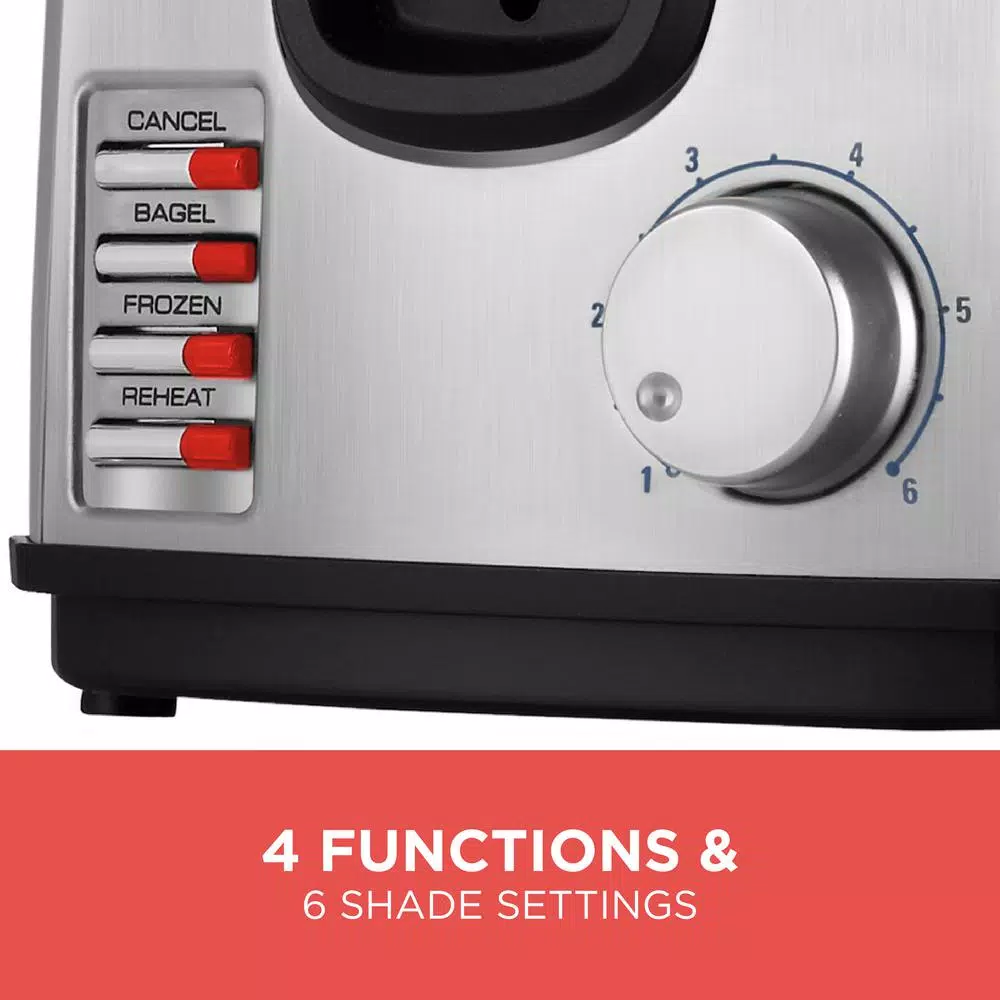 Toasters BLACK+DECKER 2-Slice Stainless Steel Toaster 4 Toasters BLACK+DECKER 2-Slice Stainless Steel Toaster - Image 2