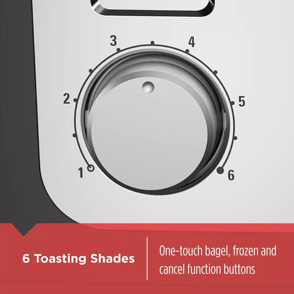 Toasters BLACK+DECKER 4-Slice Stainless Steel Wide Slot Toaster With Crumb Tray 5 Toasters BLACK+DECKER 4-Slice Stainless Steel Wide Slot Toaster With Crumb Tray - Image 3