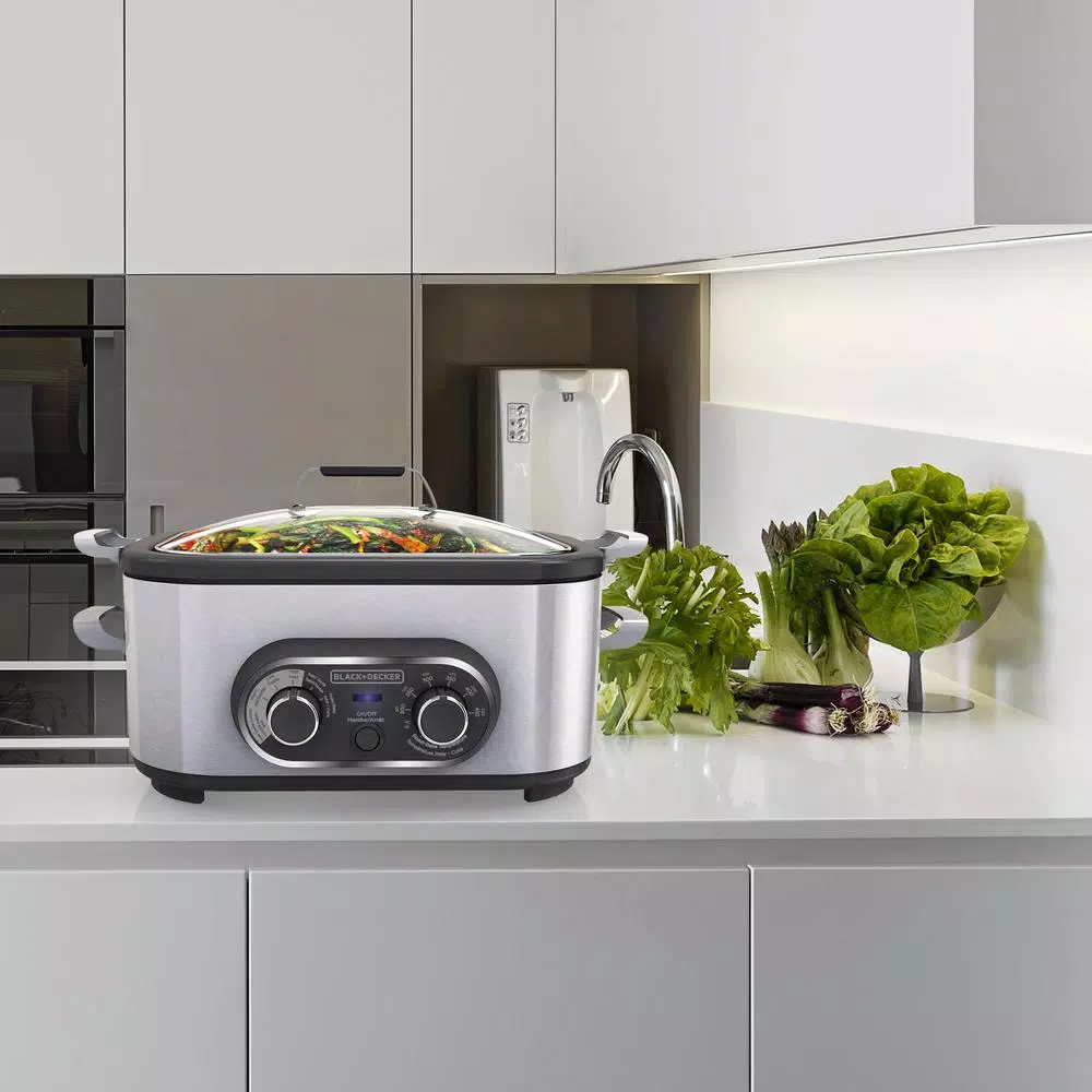 Cookers BLACK+DECKER 6.5 Quart Stainless Steel Slow Cooker 7 Cookers BLACK+DECKER 6.5 Quart Stainless Steel Slow Cooker - Image 5