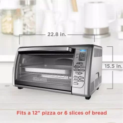 Toasters BLACK+DECKER 1500 W 6-Slice Stainless Steel Toaster Oven With Broiler 15 Toasters BLACK+DECKER 1500 W 6-Slice Stainless Steel Toaster Oven With Broiler -Dessert Makers Popular Store stainless steel black decker toaster ovens cto6335s 76 1000