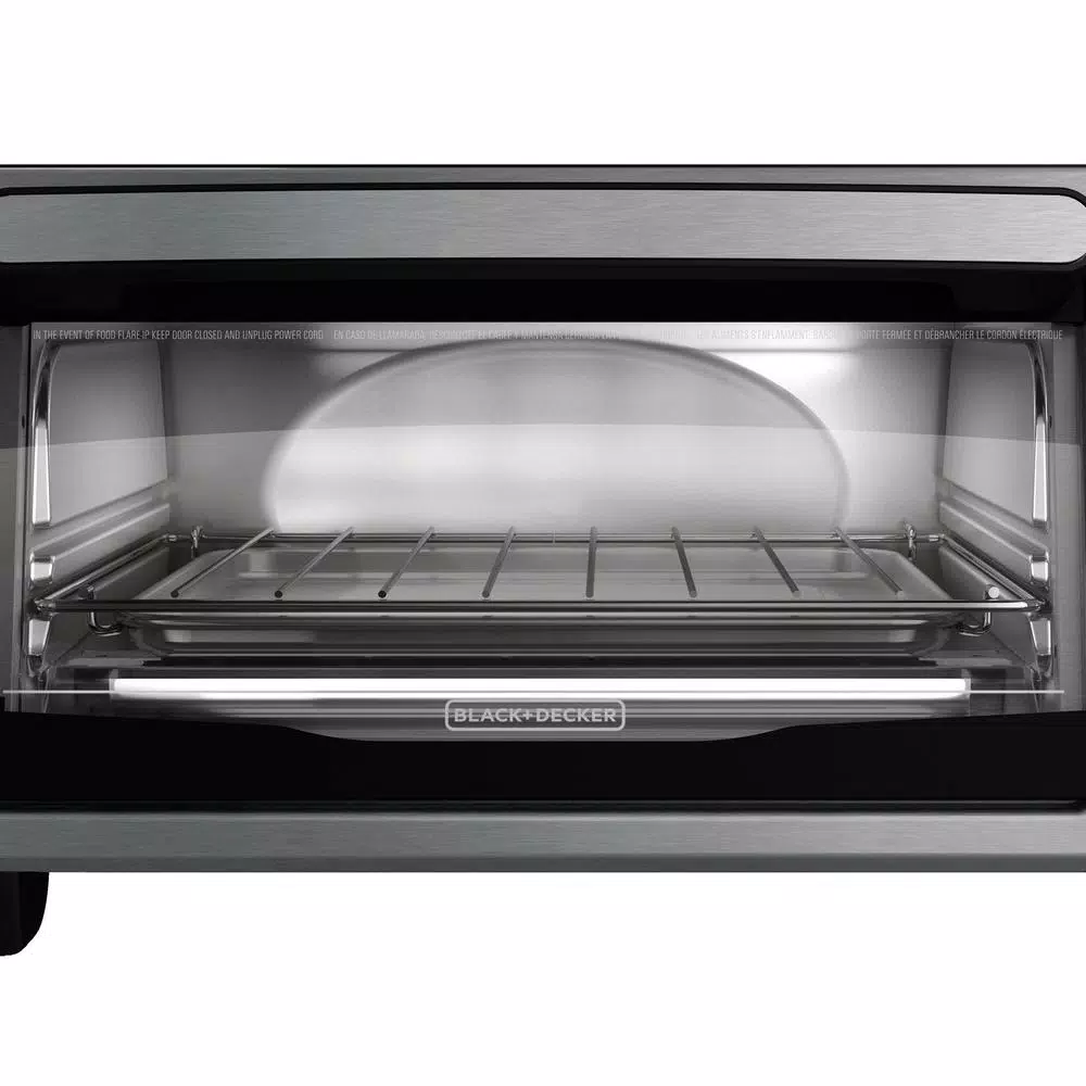 Toasters BLACK+DECKER 4-Slice Stainless Steel Toaster Oven 6 Toasters BLACK+DECKER 4-Slice Stainless Steel Toaster Oven - Image 4