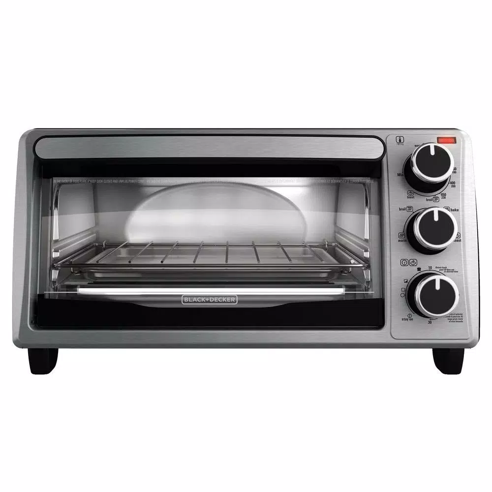 Toasters BLACK+DECKER 4-Slice Stainless Steel Toaster Oven 3 Toasters BLACK+DECKER 4-Slice Stainless Steel Toaster Oven